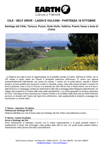 Programma Cile - Self Drive - Laghi e Vulcani