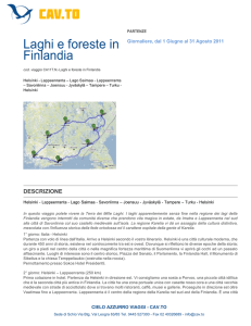 Laghi e foreste in Finlandia - Scandinavia