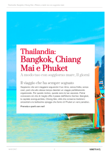 Bangkok, Chiang Mai e Phuket