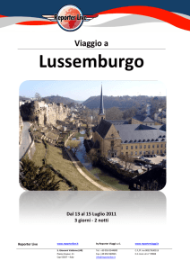 Lussemburgo - Scuola forense Ambrosoli.