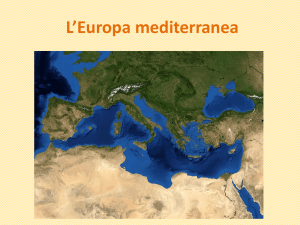 L`Europa mediterranea, la penisola iberica, la Spagna, il Portogallo