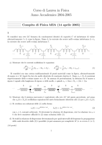 Compiti e Compitini con Soluzioni, del Dott.Macchi