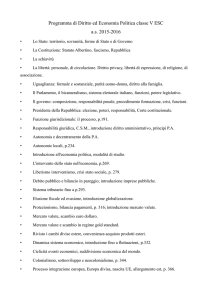 Programma di Diritto ed Economia Politica classe V ESC a.s. 2015