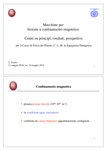 Macchine per fusione a confinamento magnetico