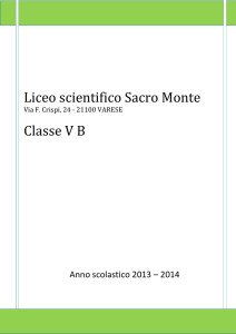 Documento del 15 maggio - 5° B Liceo Scientifico