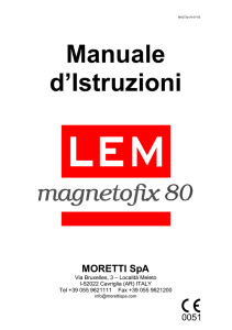 Manuale d`Istruzioni