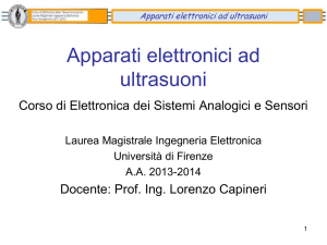 Apparati elettronici ad ultrasuoni - DINFO