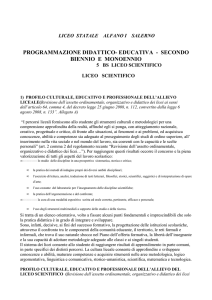 SCIENTIFICO V B - programmazione 2016-17