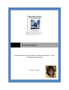 Stop Hémorroïdes PDF-Livre. Anne Lopez. Télécharger Gratuit