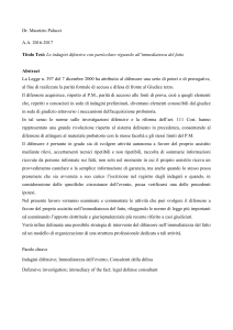 Palucci Maurizio - abstract tesi Master - A.A. 2016-2017