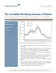 The Incredible Shrinking Universe of Stocks
