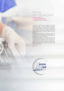 Focus sterilizzazione odontoiatrica Tecnomed Italia
