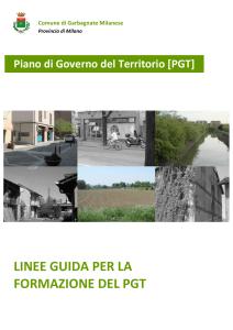 Garbagnate Milanese - Linee guida per la formazione del PGT