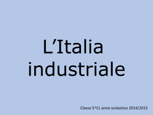 L'Italia industriale
