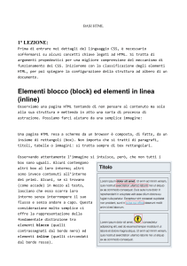 Basi HTML e CSS: Elementi, Struttura e Regole