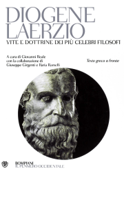 Diogene Laerzio - Vite e dottrine dei più celebri filosofi (Bompiani) [Thaeteve]