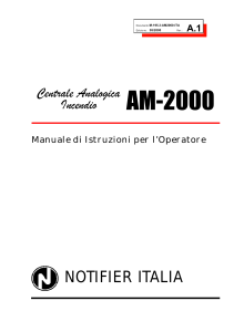 NOTIFIER - AM2000 MANUALE UTENTE