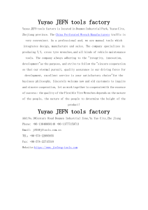 Yuyao JEFN tools factory
