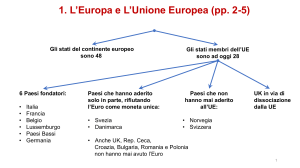 L'Europa (Arial, Seconde)
