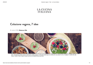 Colazione vegana, 7 idee - La Cucina Italiana