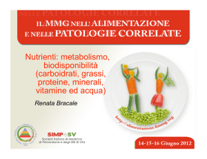 Bracale Diapositiva Metabolismo biodisponibilita