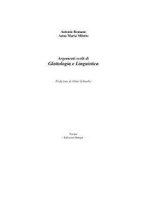 Comunicazione e Fonetica RomanoMiletto 2010Argomenti scelti G&L IIIcap