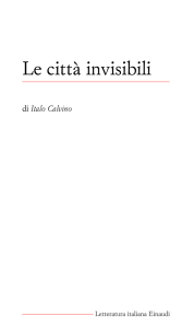 [Calvino Italo] Le Citta Invisibili