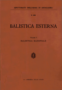 Galanzino - Balistica esterna-1942