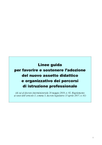 Linee Guida Istruzione Professionale: Nuovo Assetto Didattico
