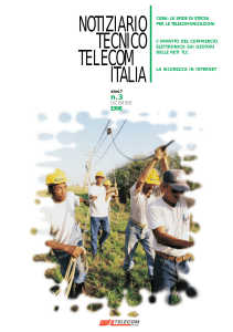 NOTIZIARIO TECNICO TELECOM ITALIA - anno 7 n.3 dic 1998 COMPLETO