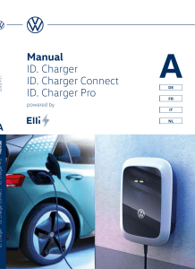 VW ID. Charger Wallbox Manual User A