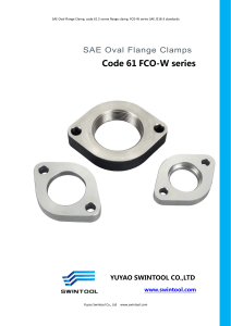 SAE 2 bolt screw flange clamps Code 61