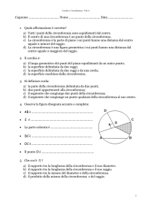 Cerchio&CirconferenzaA