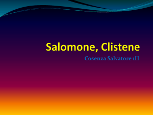 Salomone, Clistene