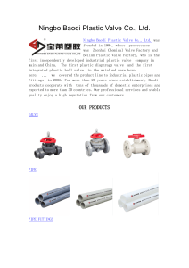 Ningbo Baodi Plastic Valve Co., Ltd. 