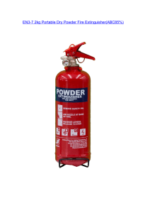 EN3-7 2kg Portable Dry Powder Fire Extinguisher(ABC85%)