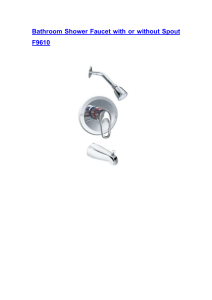 Bathroom Shower Faucet with or without Spout F9610