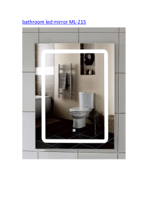 bathroom led mirror ML-215