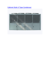 Cabinet-Style V Type Condenser