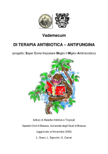 Vademecum terapia antibiotica ed antifungina