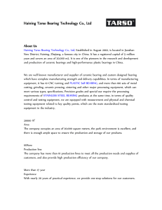Haining Tarso Bearing Technology Co., Ltd