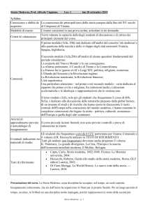 lezioni di storia moderna