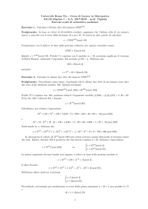 Note su Euler-Fermat