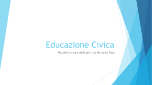 Ed. civica per concorso A22 - sintesi e proposte didattiche -prof.ssa Marcella PASE 