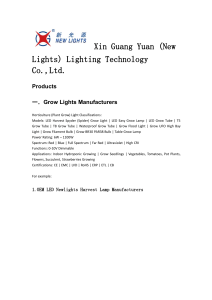 Grow lights