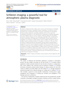 Schlieren imaging a powerful tool for atmospheric 