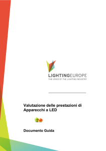 LightingEurope - documento guida - valutazione prestazioni degli apparecchi LED - Gennaio 2018 ITA (1)