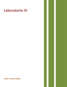 Appunti laboratorio IV