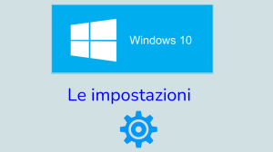 Impostazioni di Windows 