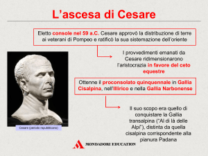 Dall'ascesa di Cesare al suo assassinio